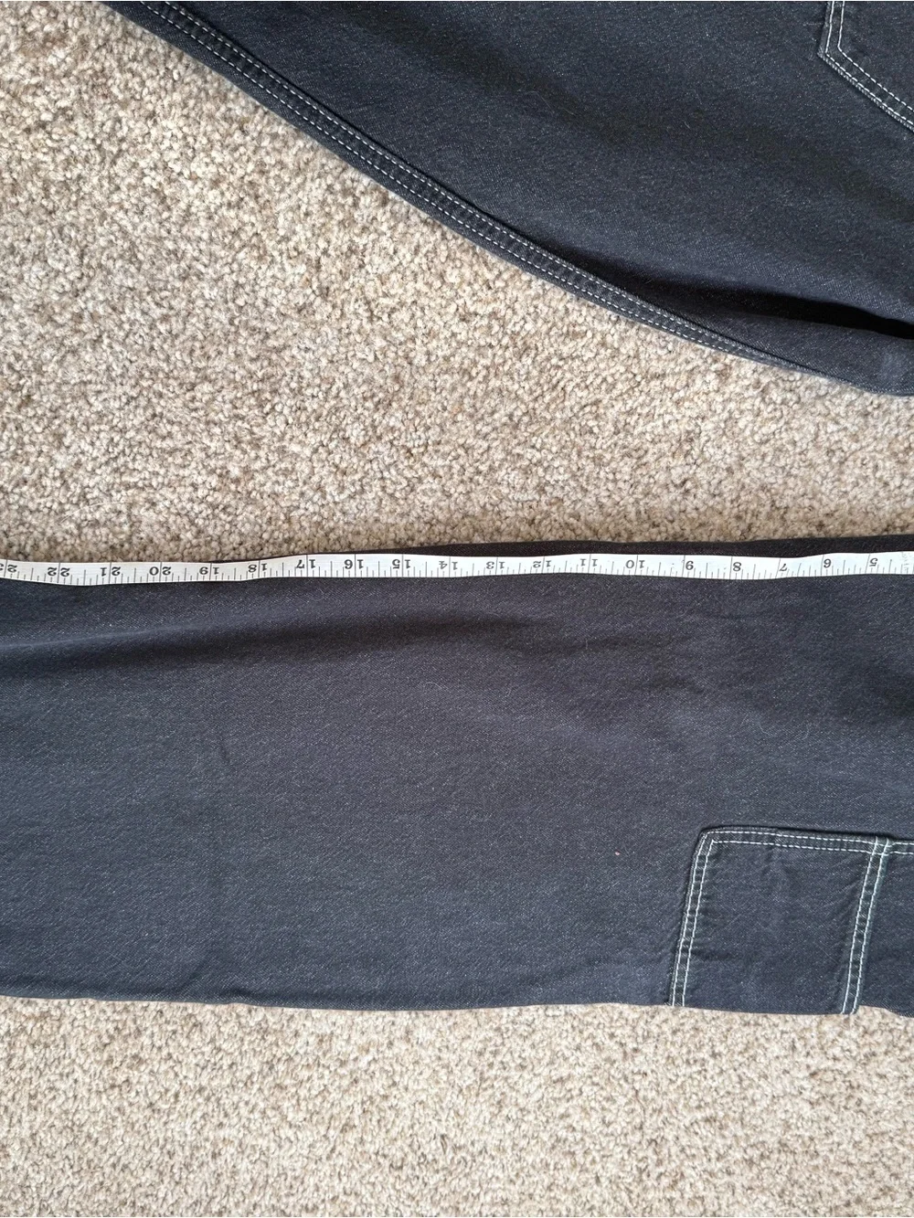Workwear-Inspired Black Cargo Pants